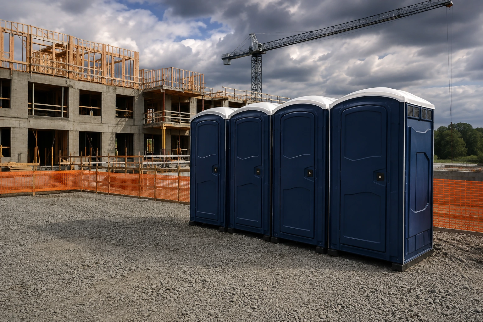 Portable restroom rental planning for Trophy Club, TX